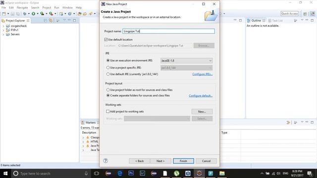 Lingpipe Tutorial for beginners - Installation using jar смотреть онлайн
