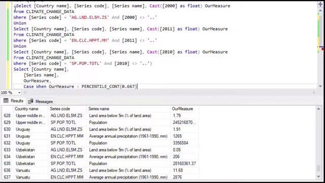SQL Server Percentiles - How to Use percentile_cont to Group Data by Upper, Middle, and Lower Third смотреть онлайн
