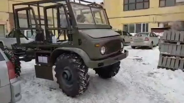 Первый выезд товарища на Unimog 404 (унимог 404) с M123.