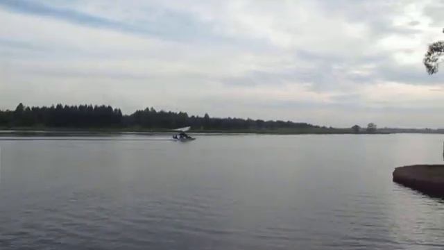 Взлет дельталета с воды. смотреть онлайн