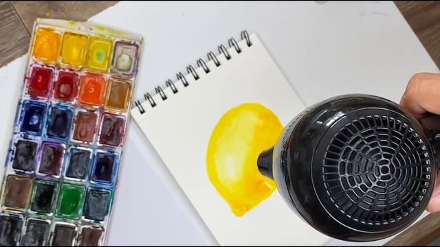 Акварель для начинающих. Как нарисовать лимон смотреть онлайн