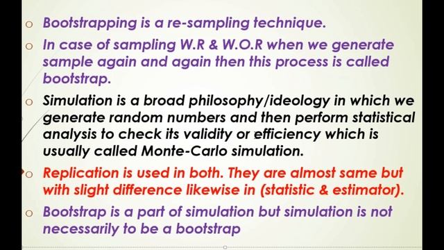 Simulation vs Bootstrapping. смотреть онлайн