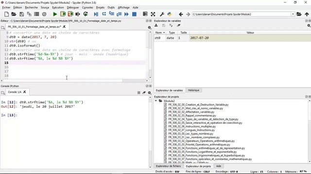 Formation Data science avec Python | Formatage des dates et temps смотреть онлайн