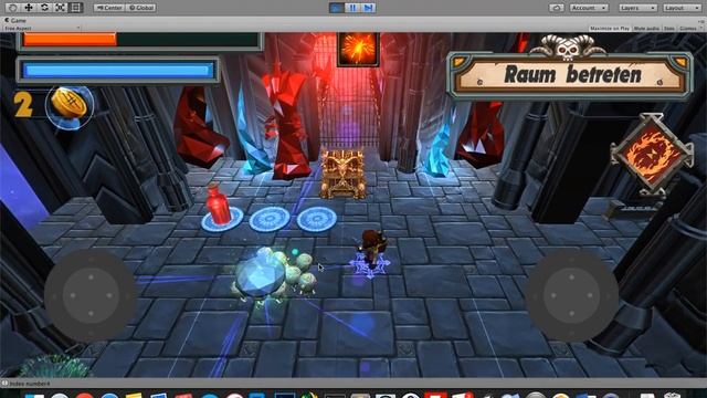Unity Hero for iOS / Android builded with Unity | Survive the dungeon смотреть онлайн