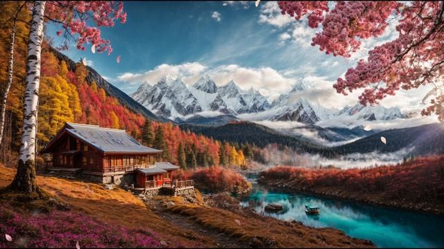 Relaxing Music for Stress Relief ? Serenade in Nature's Brilliant Palette, Anti Anxiety Music смотреть онлайн
