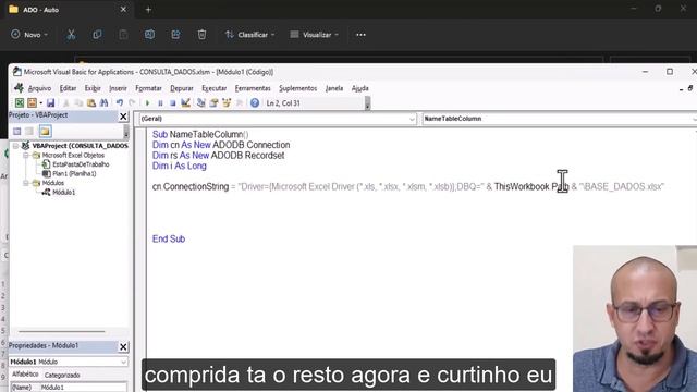 ✅VBA/ADO - Como Obter o Nome Das Tabelas e Colunas Automático смотреть онлайн