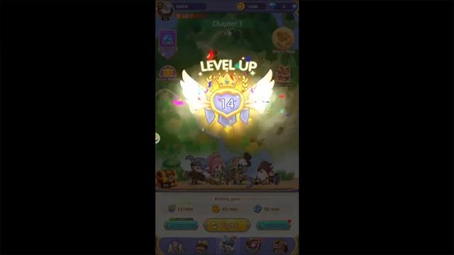 Heroes' Quest: Idle Casual Card Game Gameplay (Android/Idle RPG) смотреть онлайн