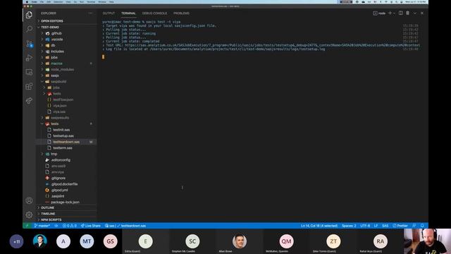SID10 - An open source framework for testing SAS Macros Jobs  Web Services