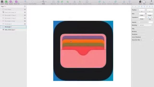 Recreating iOS 9's new wallet and news icons with Sketch, part 1 смотреть онлайн