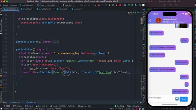 Flutter Firestore Update User Data Field смотреть онлайн