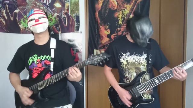 Necrotic Manifesto [dual guitar cover] - ABORTED смотреть онлайн