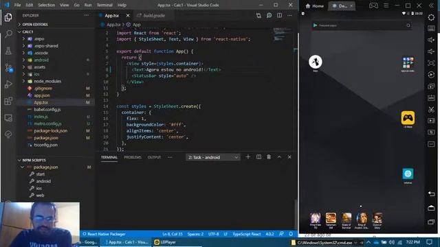 Publicação da Calculadora REACT no Google Play Console (Parte 5) смотреть онлайн