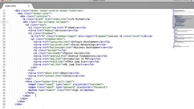 Creating Drop Down List in Twitter Bootstrap смотреть онлайн