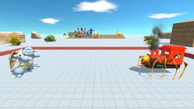 Creepy Monster VS Gold Itself - Animal Revolt Battle Simulator