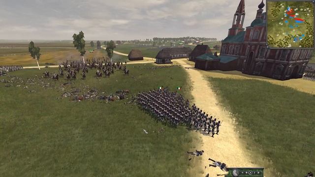 RUSSIAN STAND AT BORODINO! - Napoleon Total War NTW 3 Multiplayer Battle смотреть онлайн