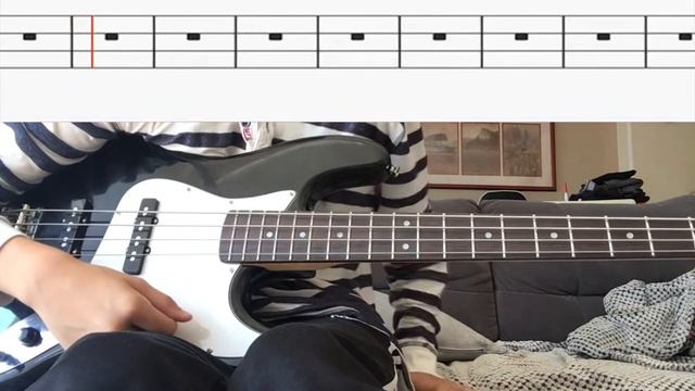 Queen - Another One Bites The Dust (Bass Cover With Tabs) смотреть онлайн