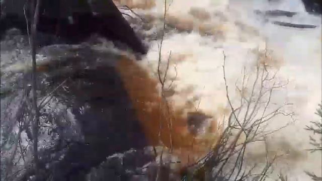 Водопад Прокинкоски Prokinkoski на реке Хихнийоки Hiihnijoki смотреть онлайн