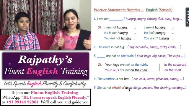 இவ்வளவுதாங்க English!! Video 4B - “Present Simple Be-Form Statements”|| Practice - Part - 2/2 смотреть онлайн
