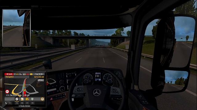 Backhoe loader Delivery | Euro Truck Simulator 2 | Hanover-Hamburg | Pc gameplay 2020 (Germany) смотреть онлайн