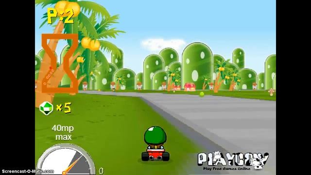 Super Mario Kart 3D walkthrough © смотреть онлайн