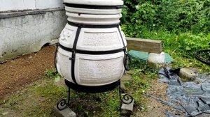 Обзор на тандыр Амфора Скиф. Комплектация. Запуск и приготовление. Шашлык в тандыре