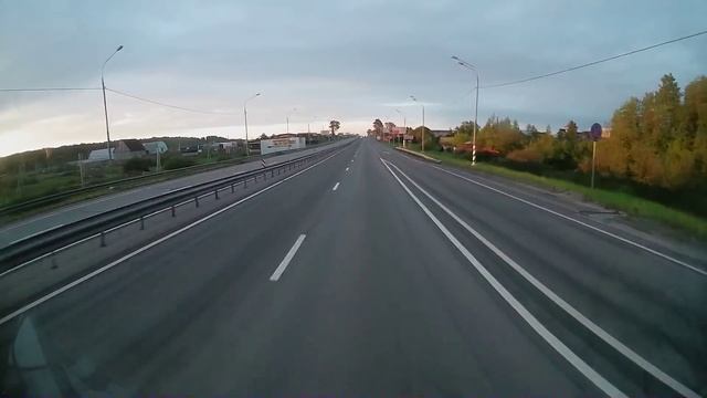 Трасса М10 на Москву. [ Клин - МКАД ] смотреть онлайн