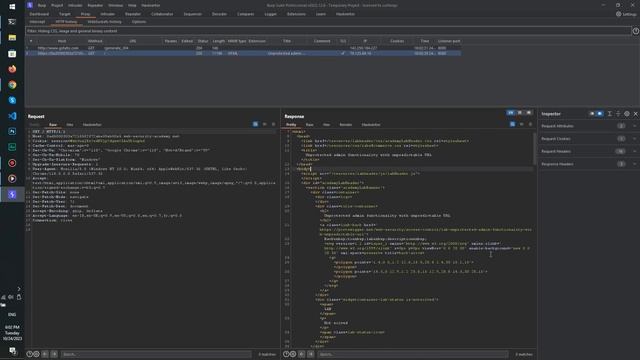 Unprotected admin functionality with unpredictable URL - APPRENTICE смотреть онлайн