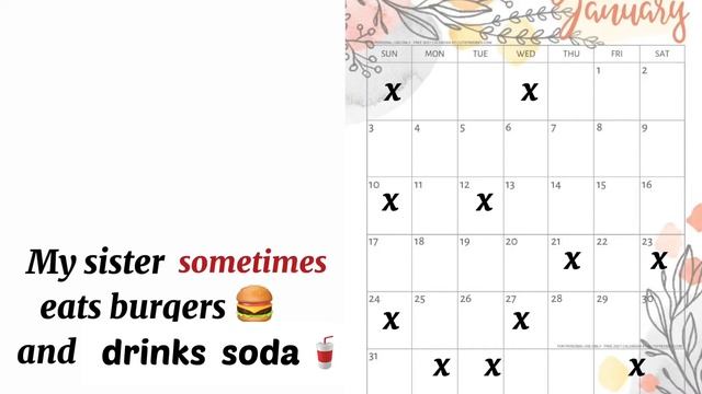 VOCABULARY | ADVERBS OF FREQUENCY | ЖИІЛІК ҮСТЕУЛЕРІ | АҒЫЛШЫН ТІЛІ смотреть онлайн