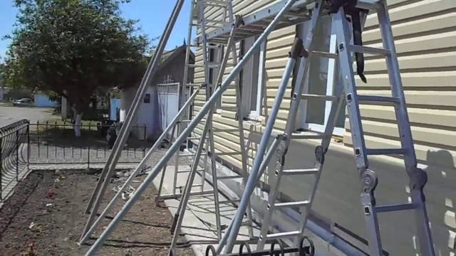 Подмости из двух стремянок . Вариант 1 . смотреть онлайн