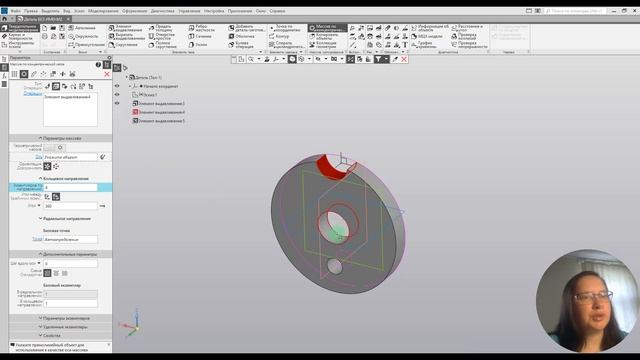 Компас 3D для студентов. Разбор задания на деление окружности  #компас3d #компас3dcнуля