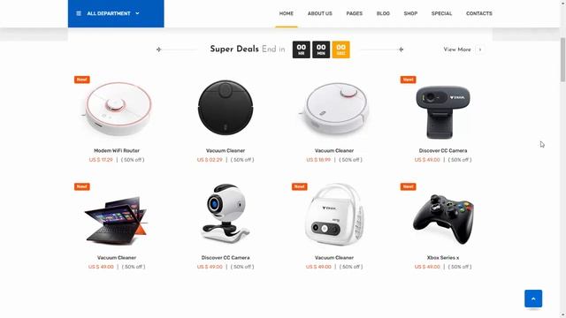 Emart Complete Responsive Website Design Template with Modern Technologies смотреть онлайн