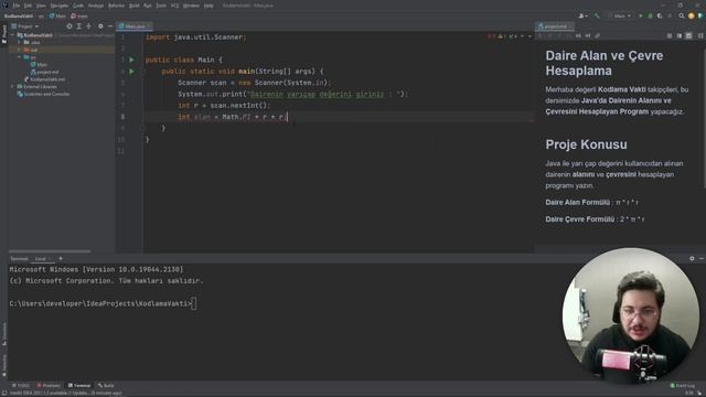 #Java Örnek Projeler 6 - Daire Alan ve Çevre Hesaplama смотреть онлайн