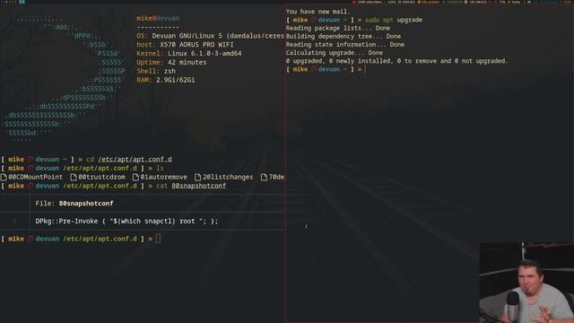 Automatic BTRFS snapshots with APT Hooks смотреть онлайн