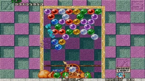 Puzzle Bobble Original Arcade (1994) Taito Game / Arcade Longplay /  Bubble Buster Puzzle Bobble 2x