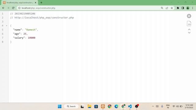 Constructor In PHP | PHP Constructor | PHP OOPs смотреть онлайн
