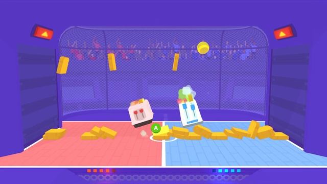 Toasterball - Chaotic Physics-Based Toaster Tennis with Lots of Fun Little Random Twists! смотреть онлайн