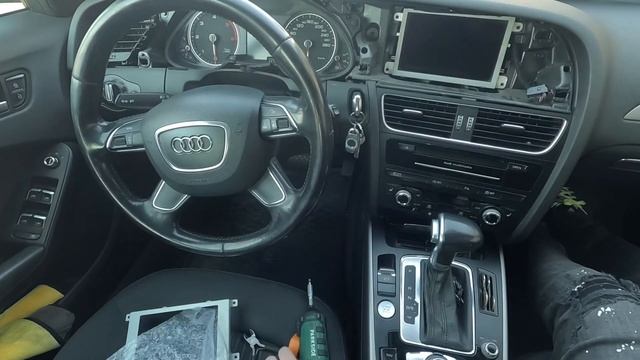How to remove Audi A4 B8 2013 radio multimedia system display Audi multimedia смотреть онлайн