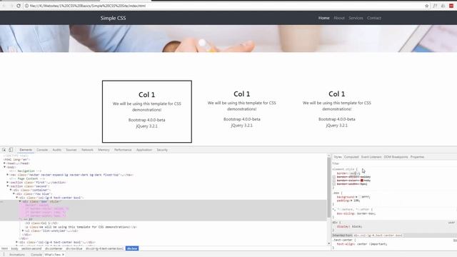 CSS borders using simple CSS - Cascading Style Sheets Tutorial смотреть онлайн