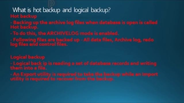Common Oracle DBA Interview Question And Answers смотреть онлайн
