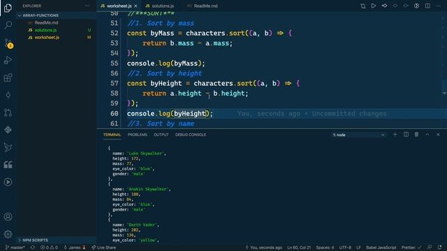 JavaScript Array Sort Method Practice in 5 Minutes смотреть онлайн