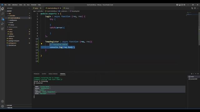 2. NodeJS, ExpressJS & MongoDB Backend Project - MFS Like Bkash: Seeding Temp User Registration смотреть онлайн