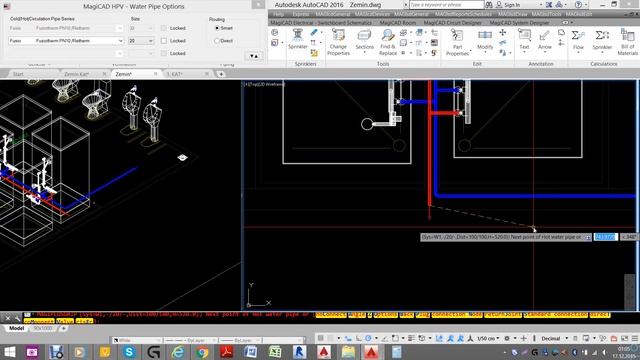 MagiCAD for AutoCAD - Domestic Water смотреть онлайн
