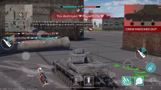War thunder mobile Pz.IV F2 platoon gameplay смотреть онлайн