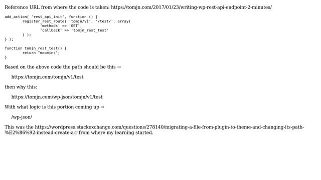 Wordpress: Why the Path is different with the one coded in rest? смотреть онлайн