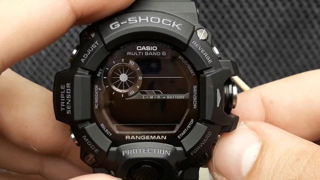 Gshock GW-9400 Rangeman - Watch Setting Tutorial