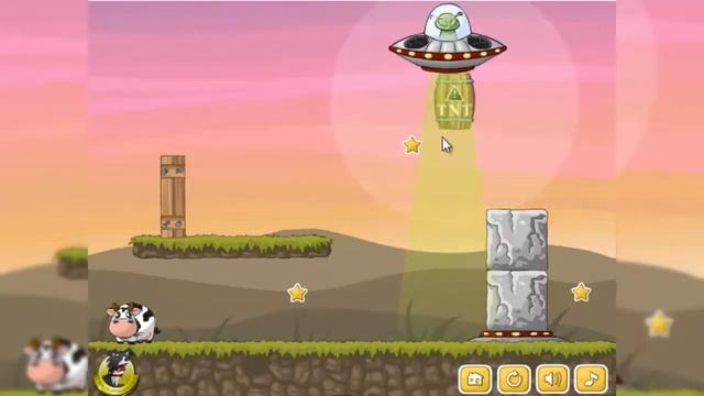 Barnyard UFO Game Walkthrough Levels 1 - 10 смотреть онлайн