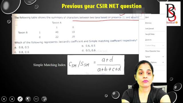 Simple Matching Coefficient//Practice Previous Year Questions// Ecology смотреть онлайн