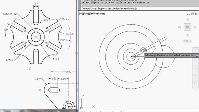 AutoCAD Mechanical Exercise смотреть онлайн