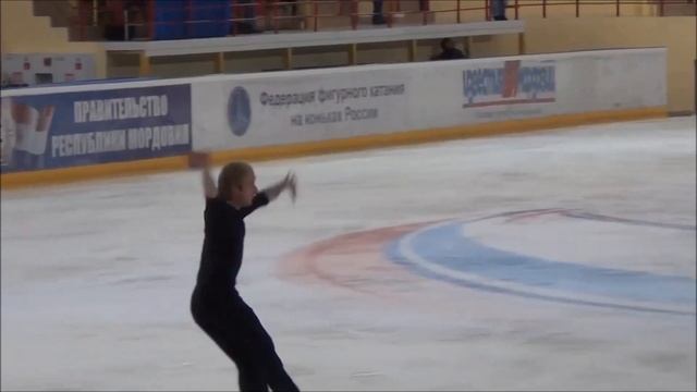Евгений Плющенко на тренировке перед ЧР, 24.12.11, Саранск. смотреть онлайн