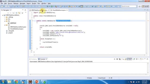 JDBC : JDBC DataSource [Oracle DB] смотреть онлайн